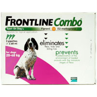 Frontline Plus is a fast-acting flea and tick preventative, killing all fleas on your dog in 12 hours and stopping infestations for a month.A highly effective monthly treatment that is suitable for all breeds of dogs, Frontline Plus kills fleas, ticks and all flea life stages in one go. Being waterproof, it remains effective even after the pet gets wet and gives lasting protection for an entire month.
