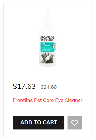 Frontline Eye Care for Pets