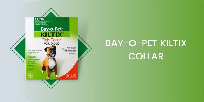 BAY-O-PET KILTIX COLLAR: Best & Easiest to Use Tick and Flea Collar for Dogs
