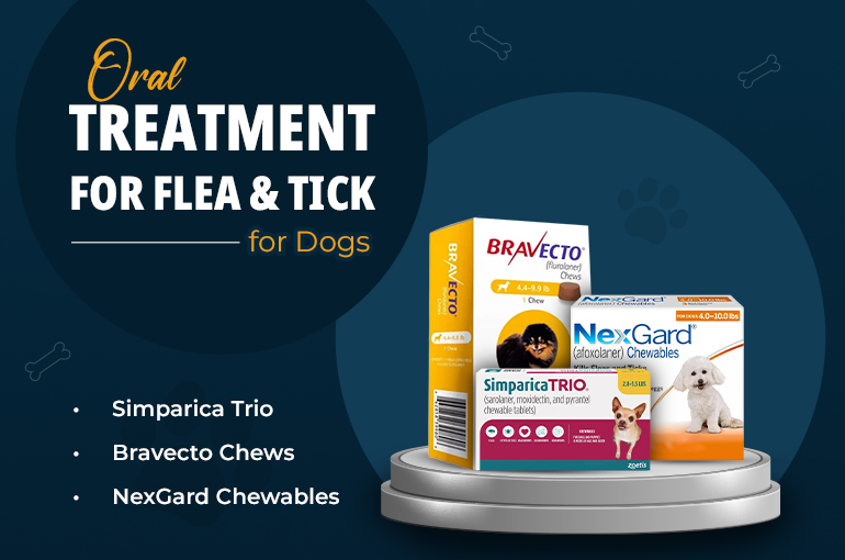 Flea & Tick Chewable options for Dogs