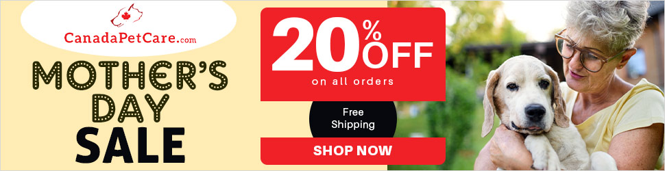 Pawsome Mother's Day Sale: Enjoy Flat 20% Discount Everything + Free Shipping. Apply Coupon: CPCMOM
