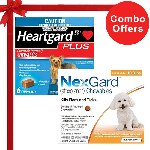 Buy Nexgard & Heartgard Plus Combo Pack for Dogs Online at
