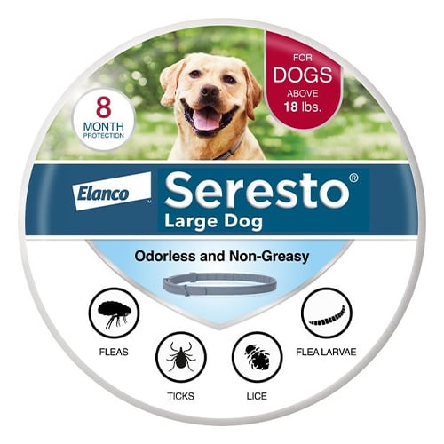 Seresto Dog Collar For Large Dogs over 18lbs - 27.5 inch (70 cm)