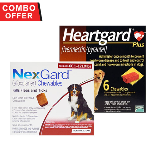 Buy Nexgard & Heartgard Plus Combo Pack for Dogs Online at