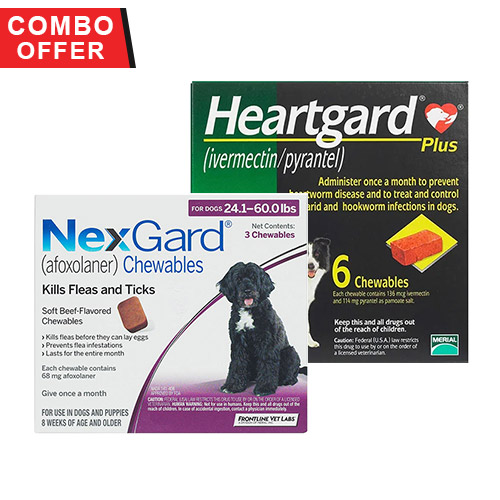 Buy Nexgard & Heartgard Plus Combo Pack for Dogs Online at