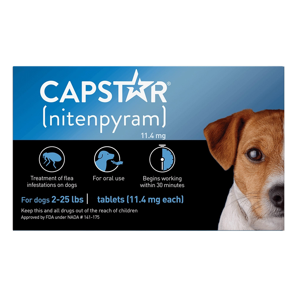 Capstar Small Dog 11mg 2-25 Lbs Blue 6 Tablets-image-247