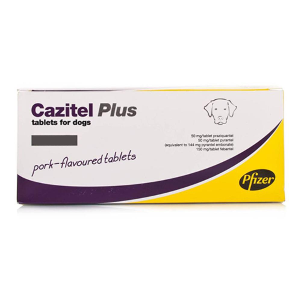 Cazitel Plus Tablets For Small And Medium Dogs 22 Lbs (10 Kg) 4 Tablet