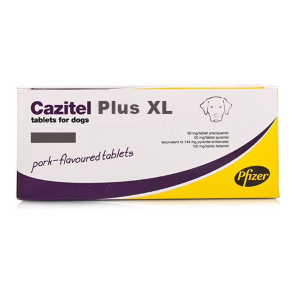 Cazitel Plus Tablets Xl For Large Dogs 4 Tablet