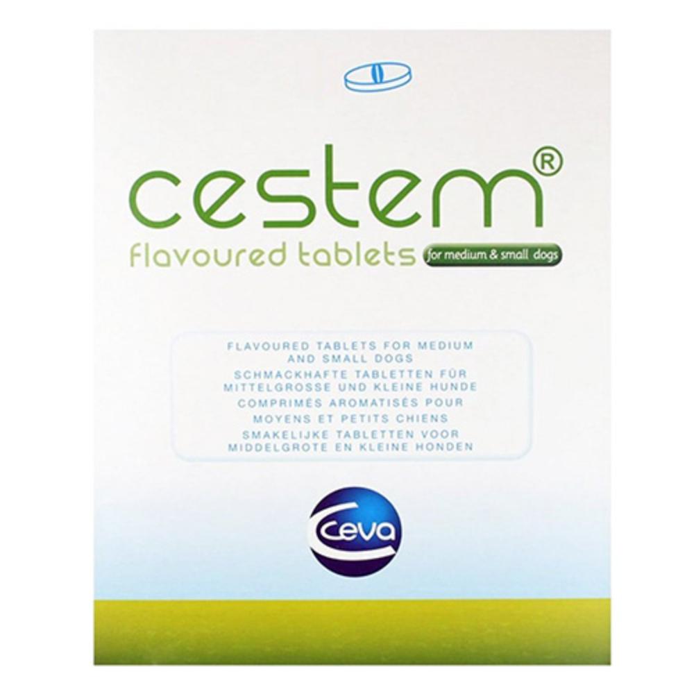 Cestem Flavor Tablets For Small & Medium Dogs 2 Tablets