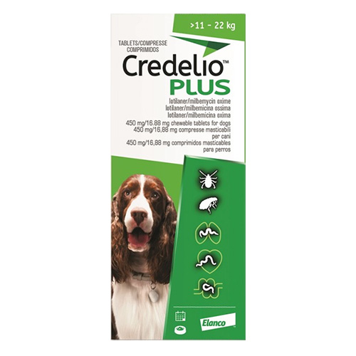 

Credelio Plus For Large Dog 11-22kg Green 3 Chews