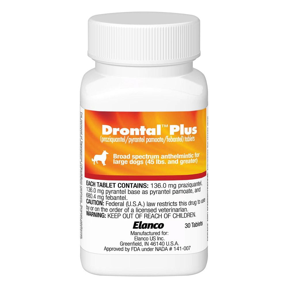 Drontal Plus For Large Dogs 10 - 35 Kg 2 Tablet