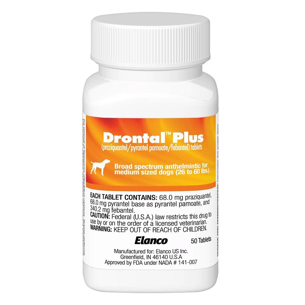 Drontal Plus For Medium Dogs 3.1 - 10 Kg 2 Tablet