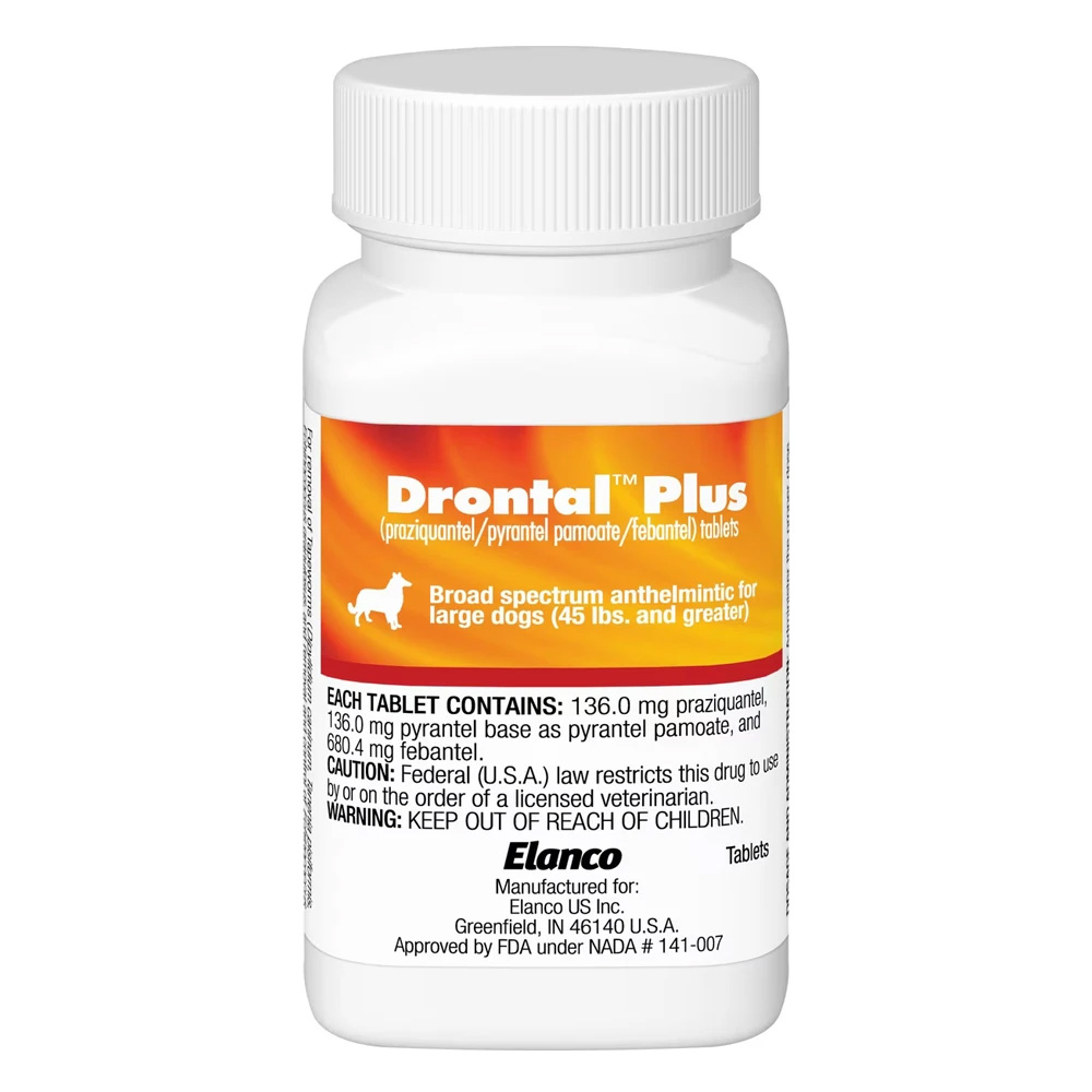 Drontal Plus For Medium Dogs 3.1 - 10 Kg 48 Tablets