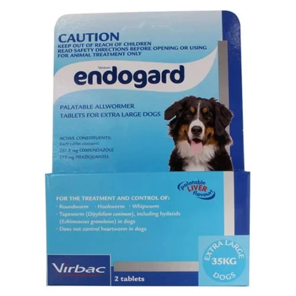 Endogard For Extra Large Dogs 77 Lbs (35kg) 2 Tablets