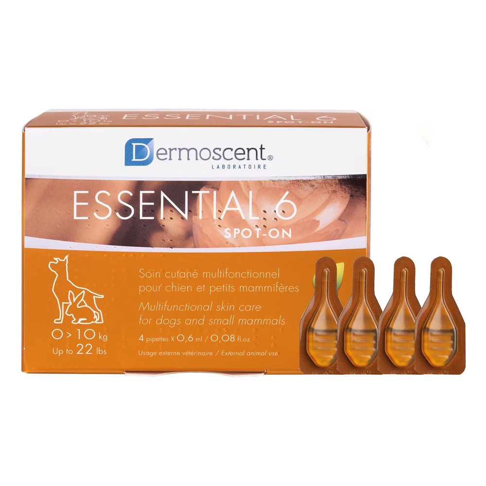 Essential 6 For Dogs For Small Dogs Up To 22 Lbs 12 Pipette