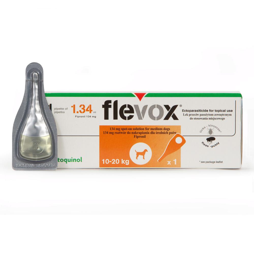 Flevox For Medium Dogs 23 To 44 Lbs. (Orange) 3 Pipette