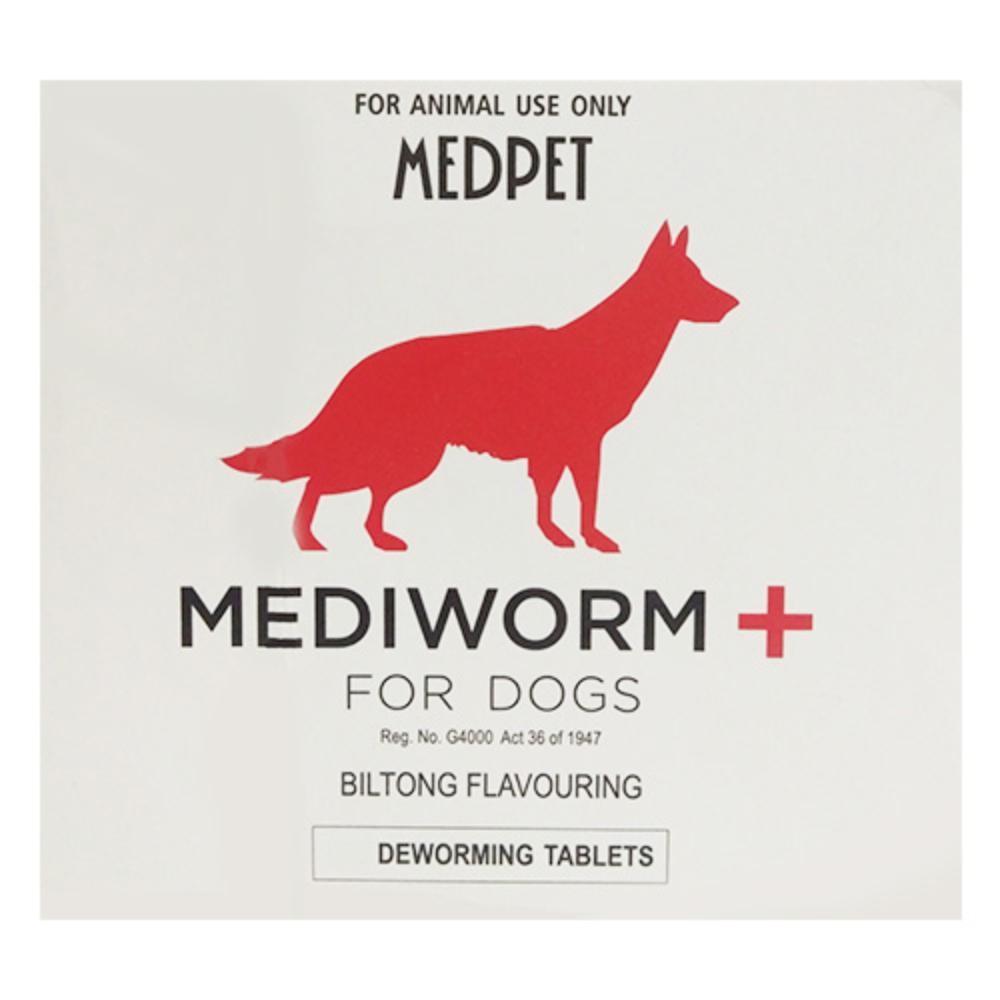 Mediworm Plus For Dogs 22 Lbs (10 Kg) 8 Tablets