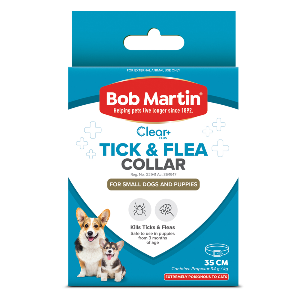 Bob Martin Clear Tick & Flea Collar for Dogs