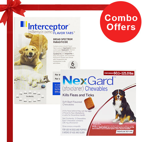 Buy Nexgard & Interceptor Combo Pack for Dogs Online at